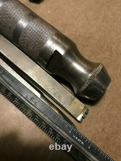 Bon-Accord size F 1 1/8 piston stone carving air hammer & 2 carbide chisels