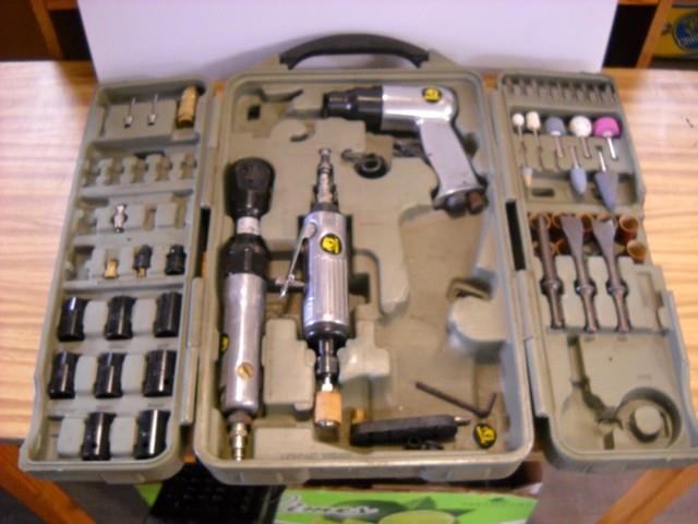 Brute 50 Piece Professional Air Tool Kit Impact Wrench Air Ratchet Air Hammer