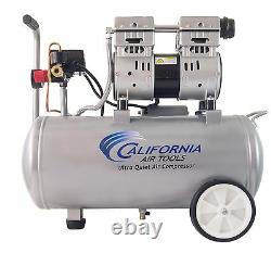 CALIFORNIA AIR TOOLS 8010 Ultra Quiet, Oil-Free, Lightweight Air Compressor-USED