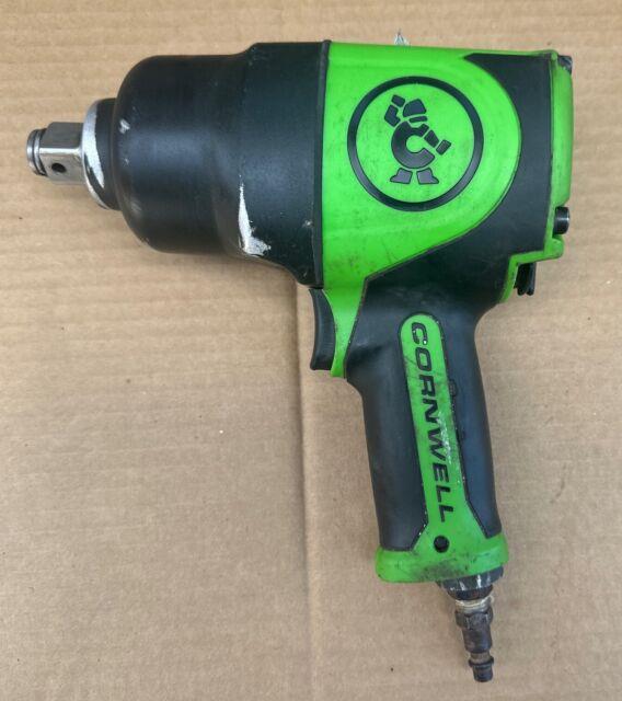 Cat3225ga 3/4 Cornwell Bluepower Super Duty Impact Wrench, Neon Green