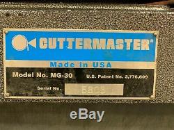 CUTTERMASTER ENDMILL SHARPENER & TOOL GRINDER with AIR SPINDLE #MG-30