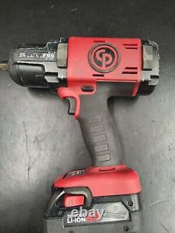 Chicago Pneumatic Cp8849 Cordless Impact Wrench 1/2 Drive with battery