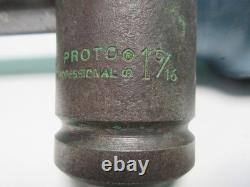 Chicago Pneumatic Model CP797 Air Impact Tool 1 Drive Wrench + 6 Sockets