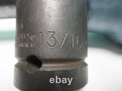 Chicago Pneumatic Model CP797 Air Impact Tool 1 Drive Wrench + 6 Sockets