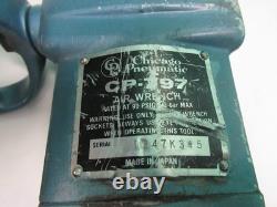 Chicago Pneumatic Model CP797 Air Impact Tool 1 Drive Wrench + 6 Sockets