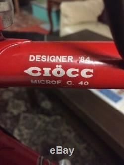 Ciocc designer 1984 c. 40 (Italy) Fully functional+extra tire tube+tools+air pump