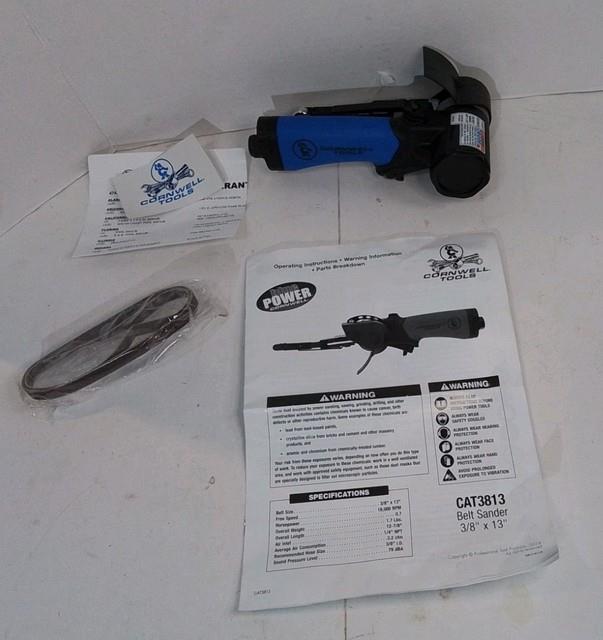 Cornwell Tools Cat3813 Air Belt Sander 3/8 X 13