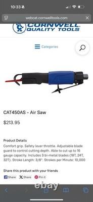 Cornwell Tools CAT450AS Air Saw Cornwell Tools CAT450AS Air Saw