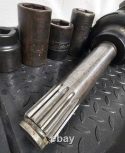 Cp 7782-sp6 #5 SPLINE IMPACT WRENCH-FREE SHIP-6 FREE SOCKETS 13/16 SQ 1-1/2 33mm