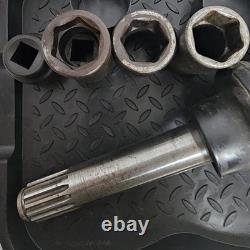 Cp 7782-sp6 #5 SPLINE IMPACT WRENCH-FREE SHIP-6 FREE SOCKETS 13/16 SQ 1-1/2 33mm