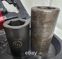 Cp 7782-sp6 #5 SPLINE IMPACT WRENCH-FREE SHIP-6 FREE SOCKETS 13/16 SQ 1-1/2 33mm