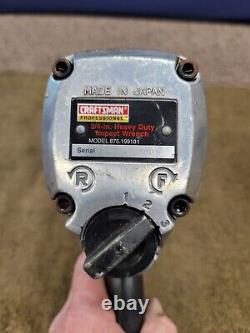 Craftsman Pro Professional Air Impact Wrench Gun 3/4 Drive 875.199101 Japan