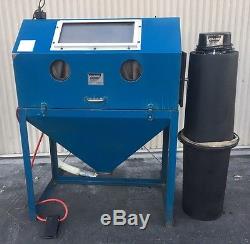 Cyclone MDL-4224 Full Top-Opening Blast Cabinet Value Package with Dust Collector