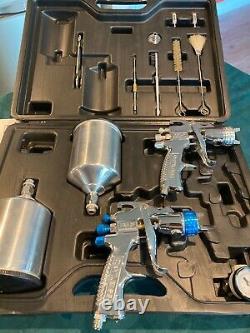 DeVilbiss StartingLine HVLP Gravity Feed Spray 2x Gun Kit