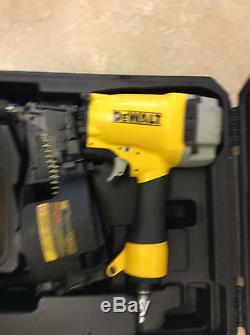 DeWalt DW66C-1 Pneumatic 15-Degree Coil Siding and Fencing Nailer in case