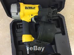 DeWalt DW66C-1 Pneumatic 15-Degree Coil Siding and Fencing Nailer in case
