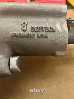 Deutsch, Spacematic Nut Plate Drill Motor, 1/4 Connection, 750&100 RPM