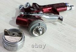 Devilbiss gti pro clear 1.2 spraygun GTI T2 air cap + new spray gun cup / pot