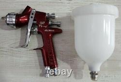 Devilbiss gti pro clear 1.2 spraygun GTI T2 air cap + new spray gun cup / pot