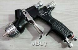 Devilbiss gti pro lite 1.3 black spray gun complete with brand new spraygun cup