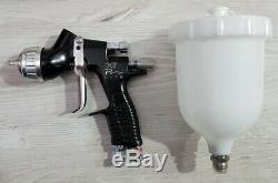 Devilbiss gti pro lite 1.3 black spray gun complete with brand new spraygun cup