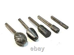 Dotco 12L1281-38 Right Angle Die Grinder 20,000 Rpm's With 5pc Carbide Rotary