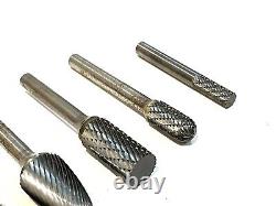 Dotco 12L1281-38 Right Angle Die Grinder 20,000 Rpm's With 5pc Carbide Rotary