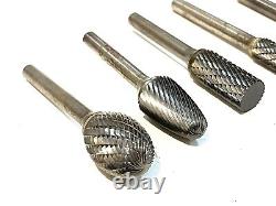 Dotco 12L1281-38 Right Angle Die Grinder 20,000 Rpm's With 5pc Carbide Rotary