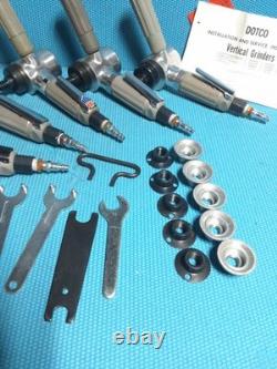 Dotco Angle Grinder Lot Of 5 Grinder, 18,000 RPM. 5/8-11 Nut