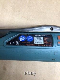 Dynabrade 52663 air pneumatic inline straight die grinder 4,500 RPM #4005E78PR6