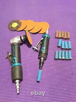 Dynabrade die grinder, Lot of 2 Straight-Line and Right Angle