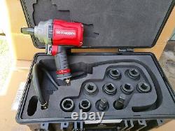 Facom NJ. 1300F2 Air Impact Wrench 3/4 Drive Impact socket steel case full set