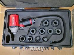 Facom NJ. 1300F2 Air Impact Wrench 3/4 Drive Impact socket steel case full set