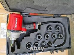 Facom NJ. 1300F2 Air Impact Wrench 3/4 Drive Impact socket steel case full set