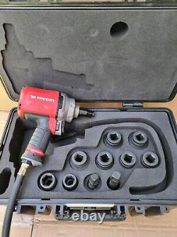 Facom NJ. 1300F2 Air Impact Wrench 3/4 Drive Impact socket steel case full set