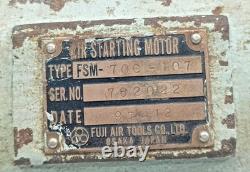 Fuji Air Tools Fsm-70c -107 Air Starting Motor Used Fast Shipping Fuji Air Tools Fsm-70c -107 Air Starting Motor Used Fast Shipping