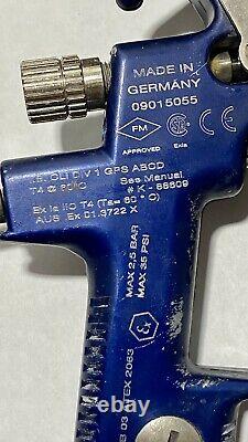 Genuine SATA Jet Blue RP Digital 2 Air Spray Paint Gun 1.3 With Cup Tested Works