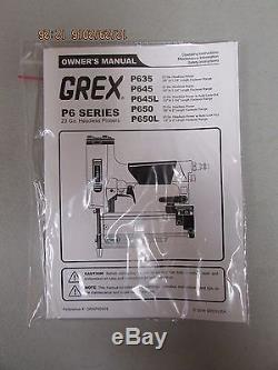 Grex P635 23 Gauge 1-3/8 in Headless Pinner Pin Nailer
