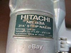 Hitachi Nr83a 3 1/4 Strip Nailer