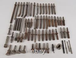 HUGE Lot of 68 Aircraft Rivet Gun Set Tools Mixed Shank Sizes