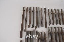 HUGE Lot of 68 Aircraft Rivet Gun Set Tools Mixed Shank Sizes