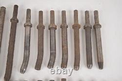 HUGE Lot of 68 Aircraft Rivet Gun Set Tools Mixed Shank Sizes