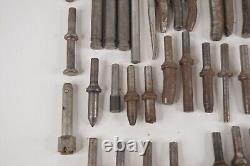 HUGE Lot of 68 Aircraft Rivet Gun Set Tools Mixed Shank Sizes