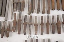 HUGE Lot of 68 Aircraft Rivet Gun Set Tools Mixed Shank Sizes