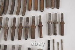 HUGE Lot of 68 Aircraft Rivet Gun Set Tools Mixed Shank Sizes