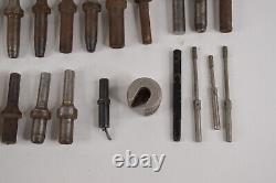 HUGE Lot of 68 Aircraft Rivet Gun Set Tools Mixed Shank Sizes