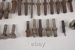 HUGE Lot of 68 Aircraft Rivet Gun Set Tools Mixed Shank Sizes