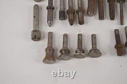 HUGE Lot of 68 Aircraft Rivet Gun Set Tools Mixed Shank Sizes