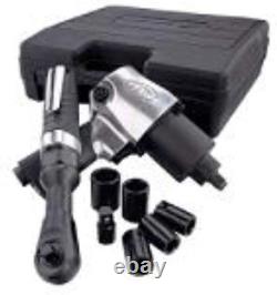 Heavy-Duty Air Impact & Ratchet Combo Set Ideal for Home & Professional Use