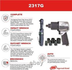 Heavy-Duty Air Impact & Ratchet Combo Set Ideal for Home & Professional Use